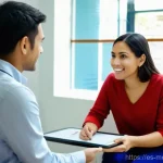 의료관광코디네이터 실무 교육 사례 - Empathetic Multilingual Consultation**

"A warm, bright, and modern medical clinic waiting area in a...