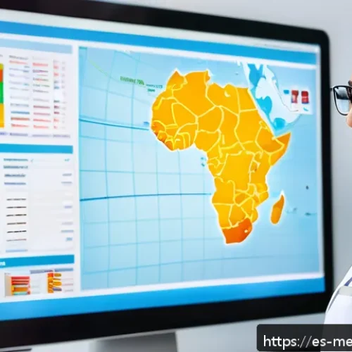 의료관광코디네이터 필수 매뉴얼 작성법 - A professional medical tourism coordinator in a modern office environment, surrounded by multiple sc...